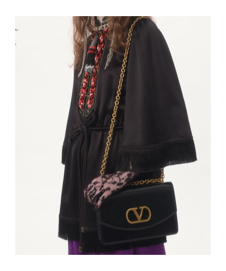 Valentino Bead-embellished Blouse In Black
