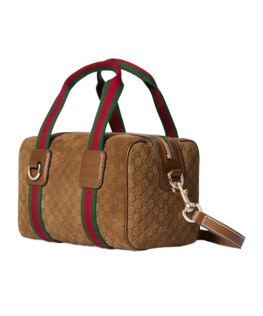 Gucci Mini Gg Handbag In Brown