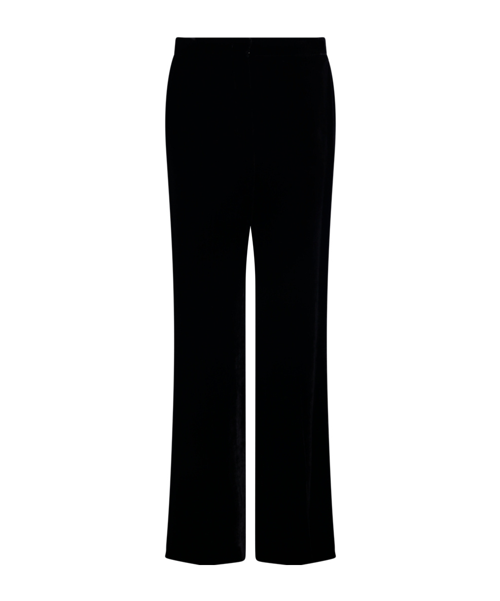 P.a.r.o.s.h Straight Leg Casual Pants In Black