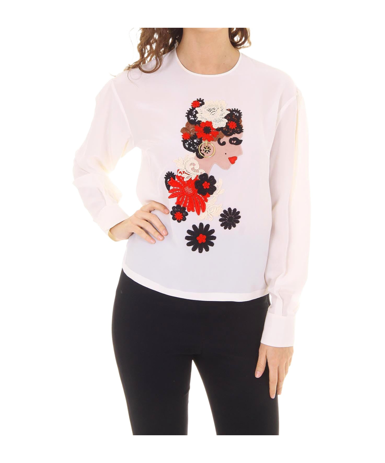 Dolce & Gabbana Long-sleeved T-shirt In White