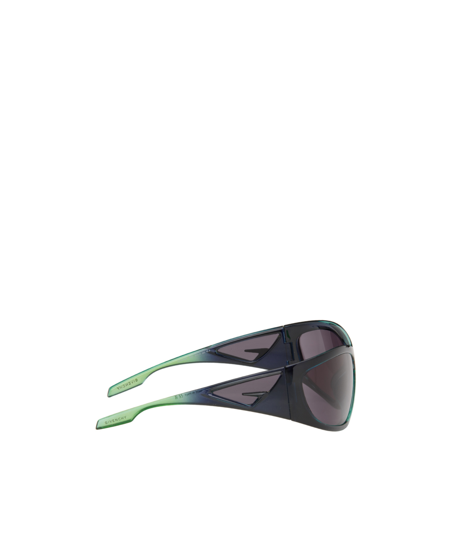 Givenchy Contrast Color Thick Frame Sunglasses In Black
