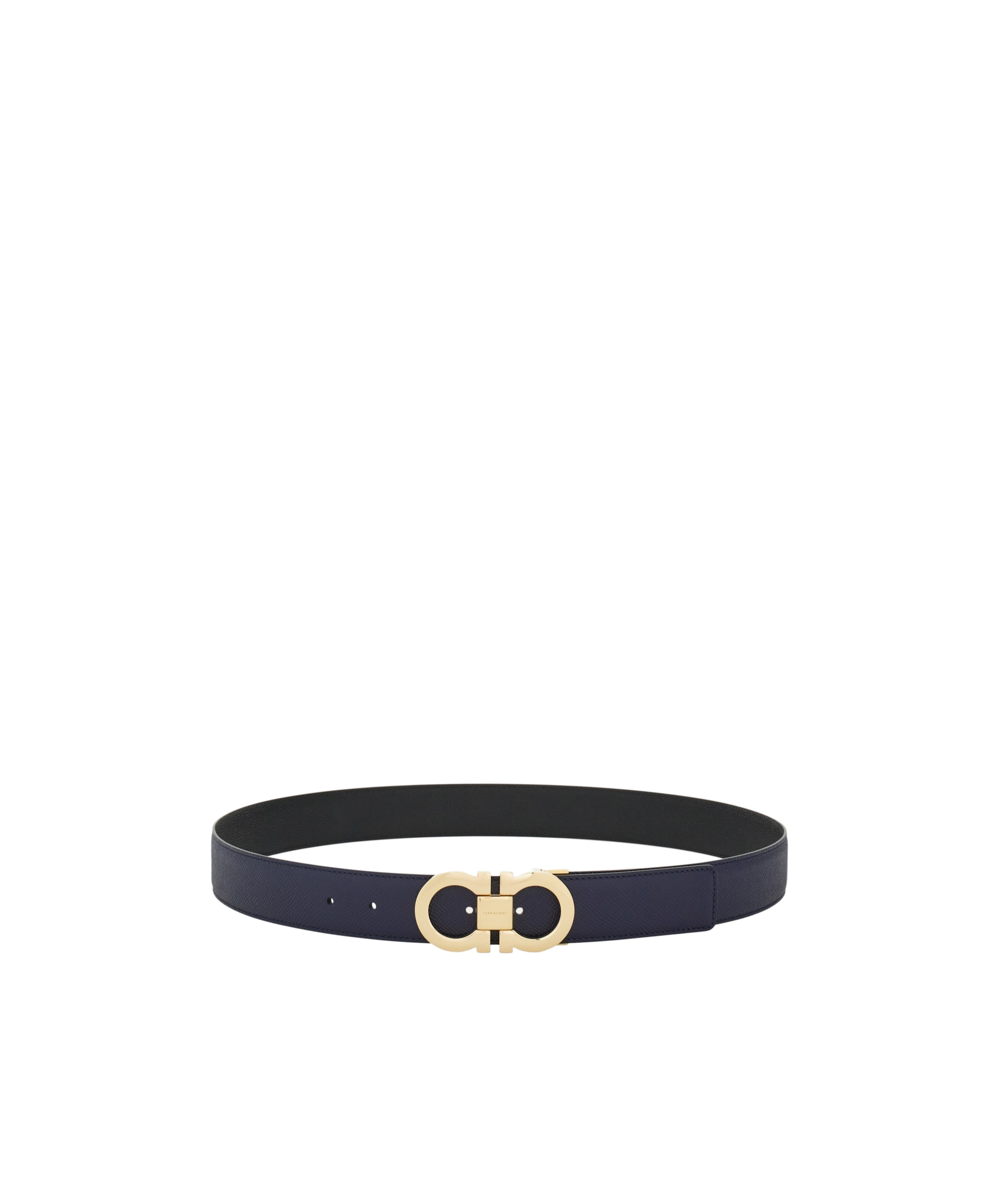 Ferragamo Gancini Belt In Black