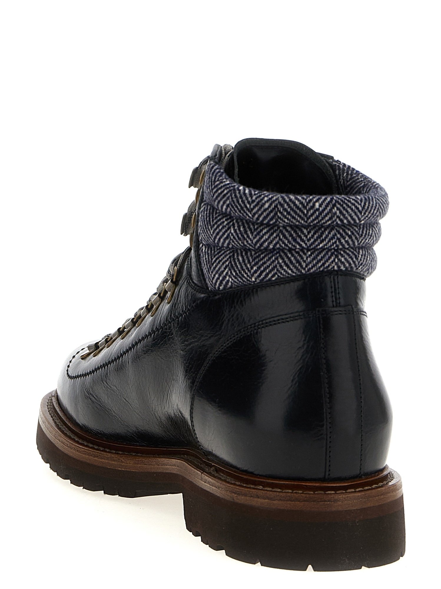 Brunello Cucinelli Mountain Boot Boots And Ankle Boots Black In Black