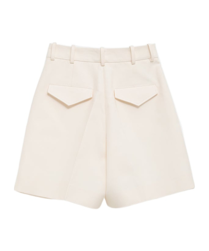 Jil Sander Belt-loop Shorts In White