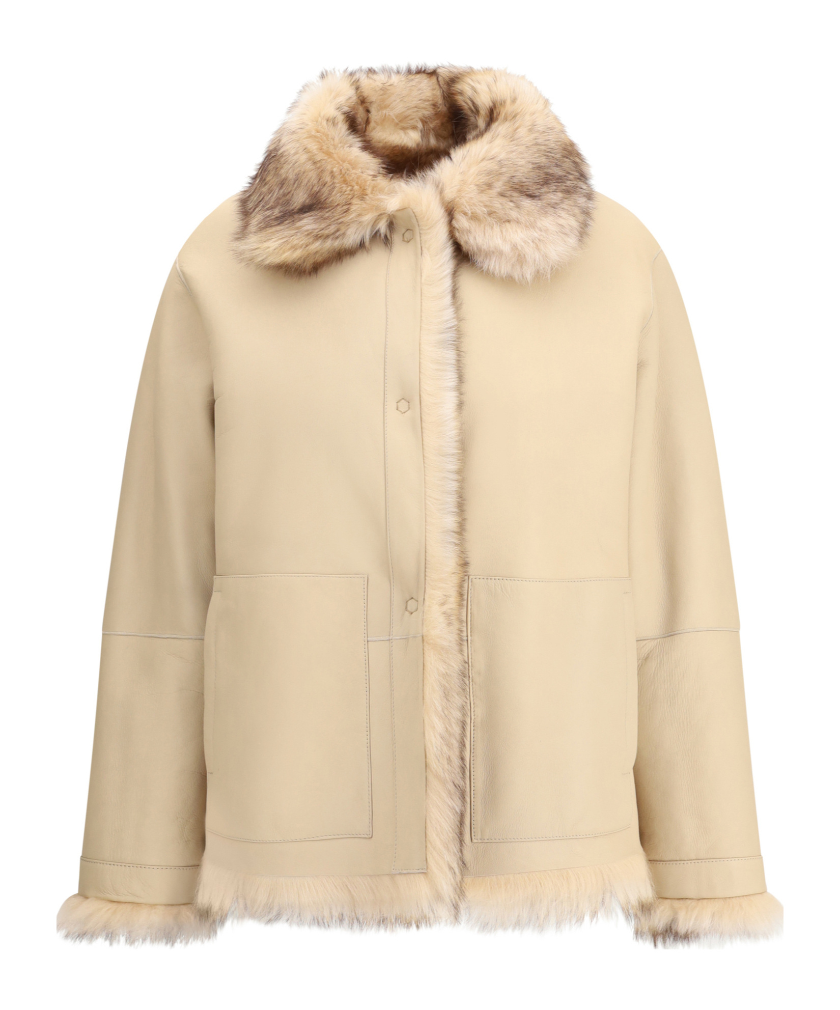 P.a.r.o.s.h Double-sided Casual Jacket In Brown