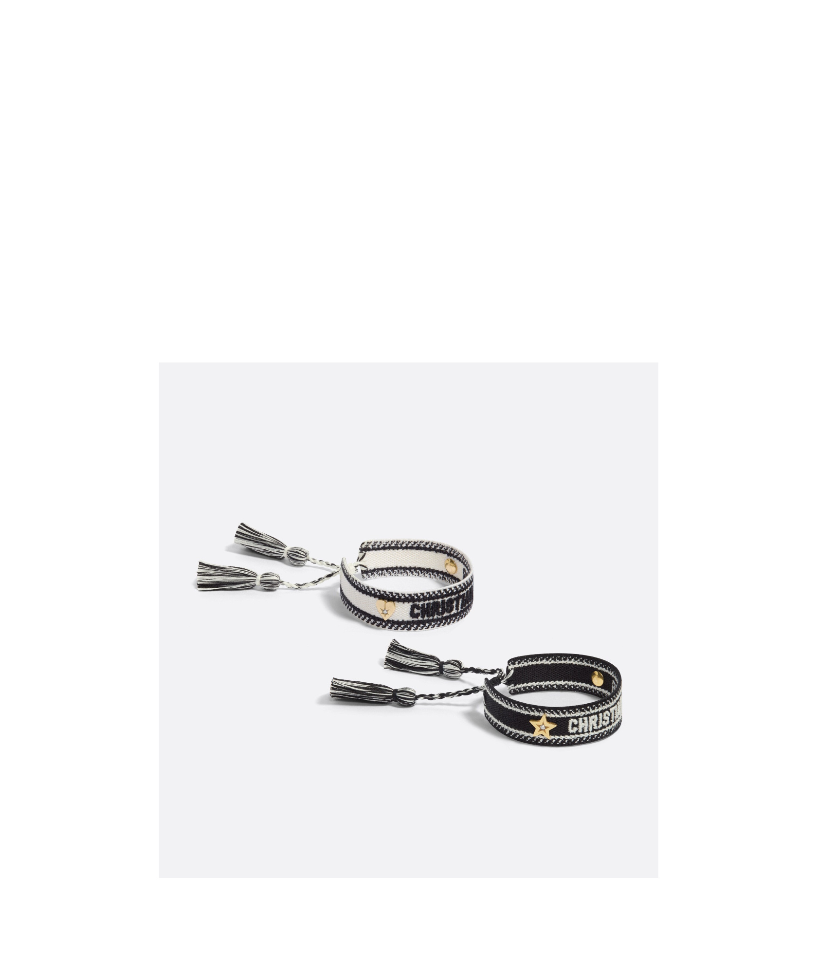 Shop Dior Christian Bracelet Set In Multicolor