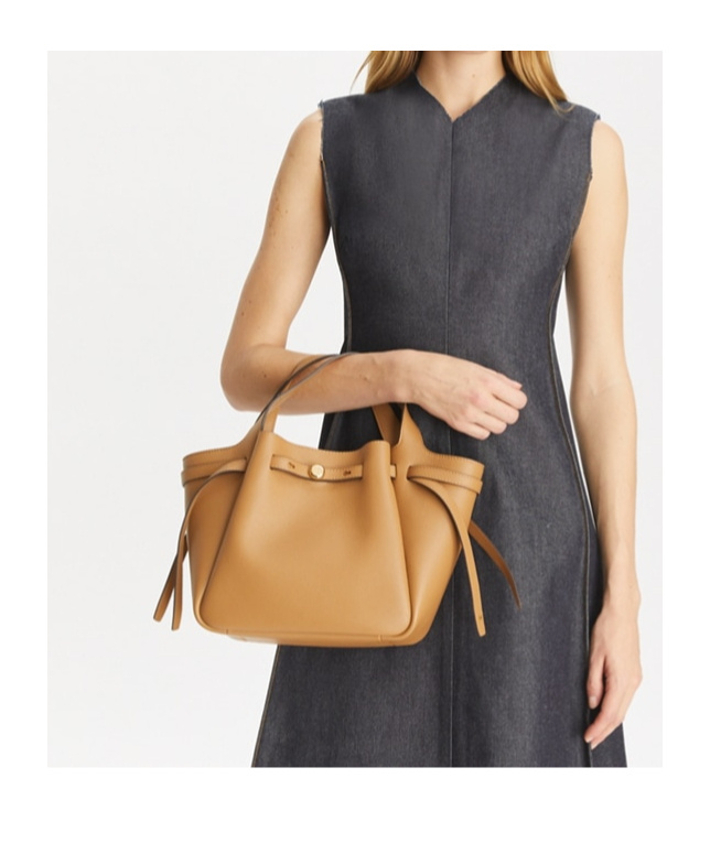 Tory Burch Romy Tote Bag In Brown