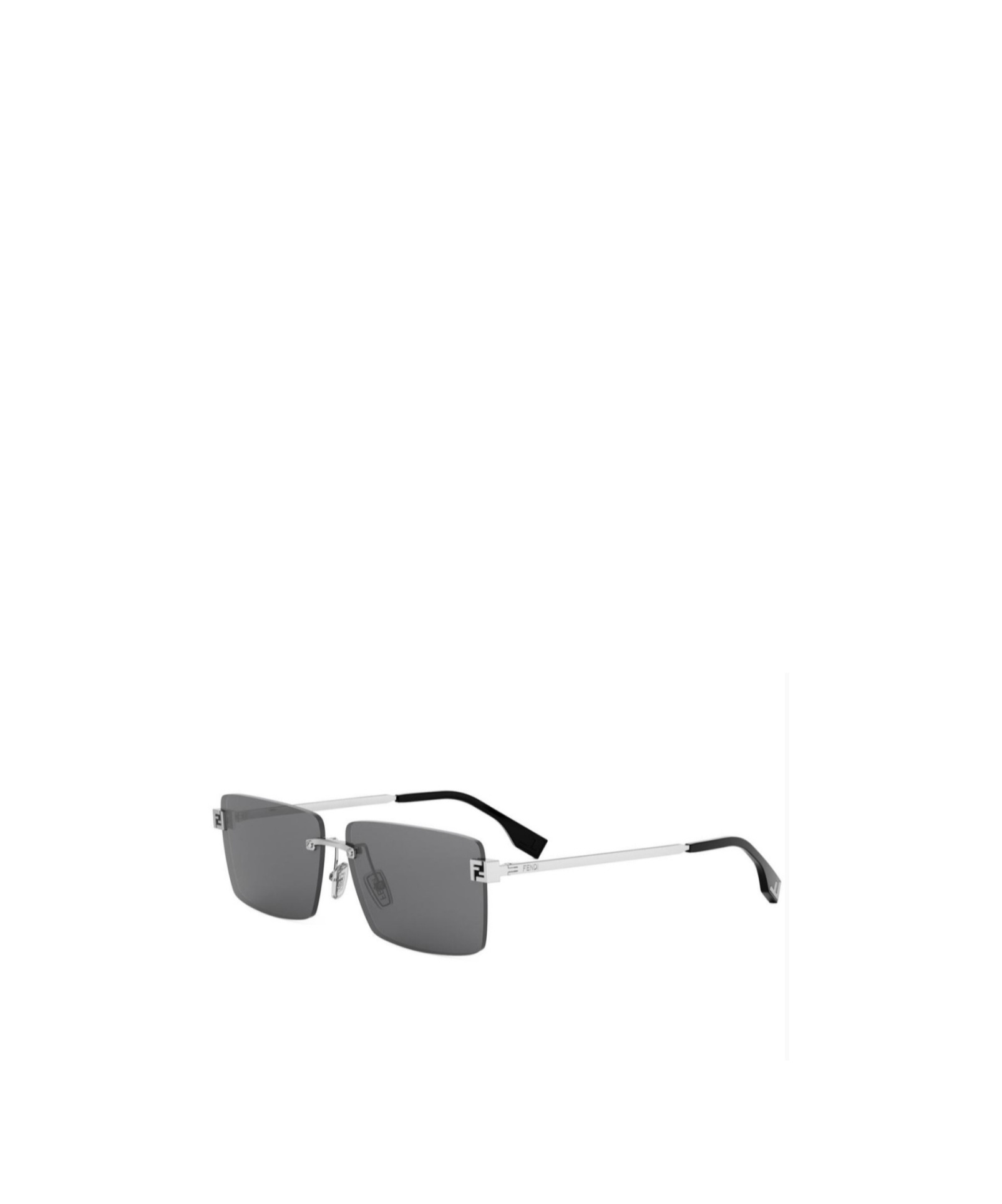Fendi Geometric Sunglasses In Gray