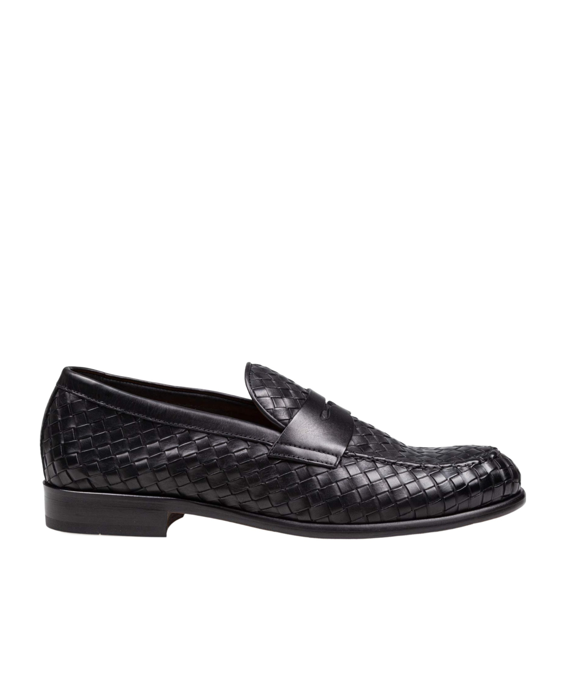 Doucal's Woven Loafers In Black