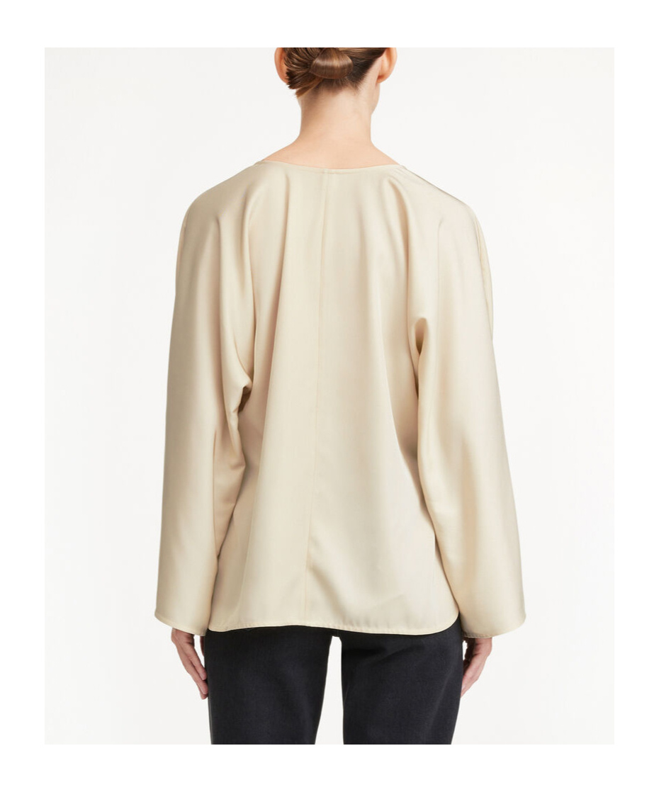 By Malene Birger Calias Tunic Blouse In Nude