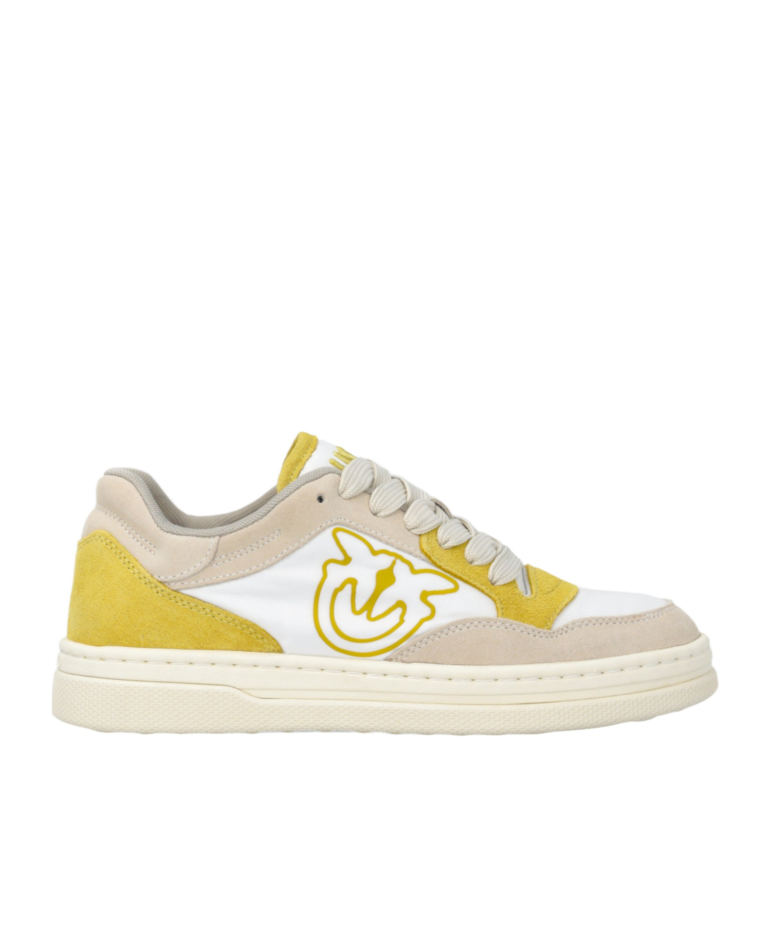 Pinko Leather Sneakers In White