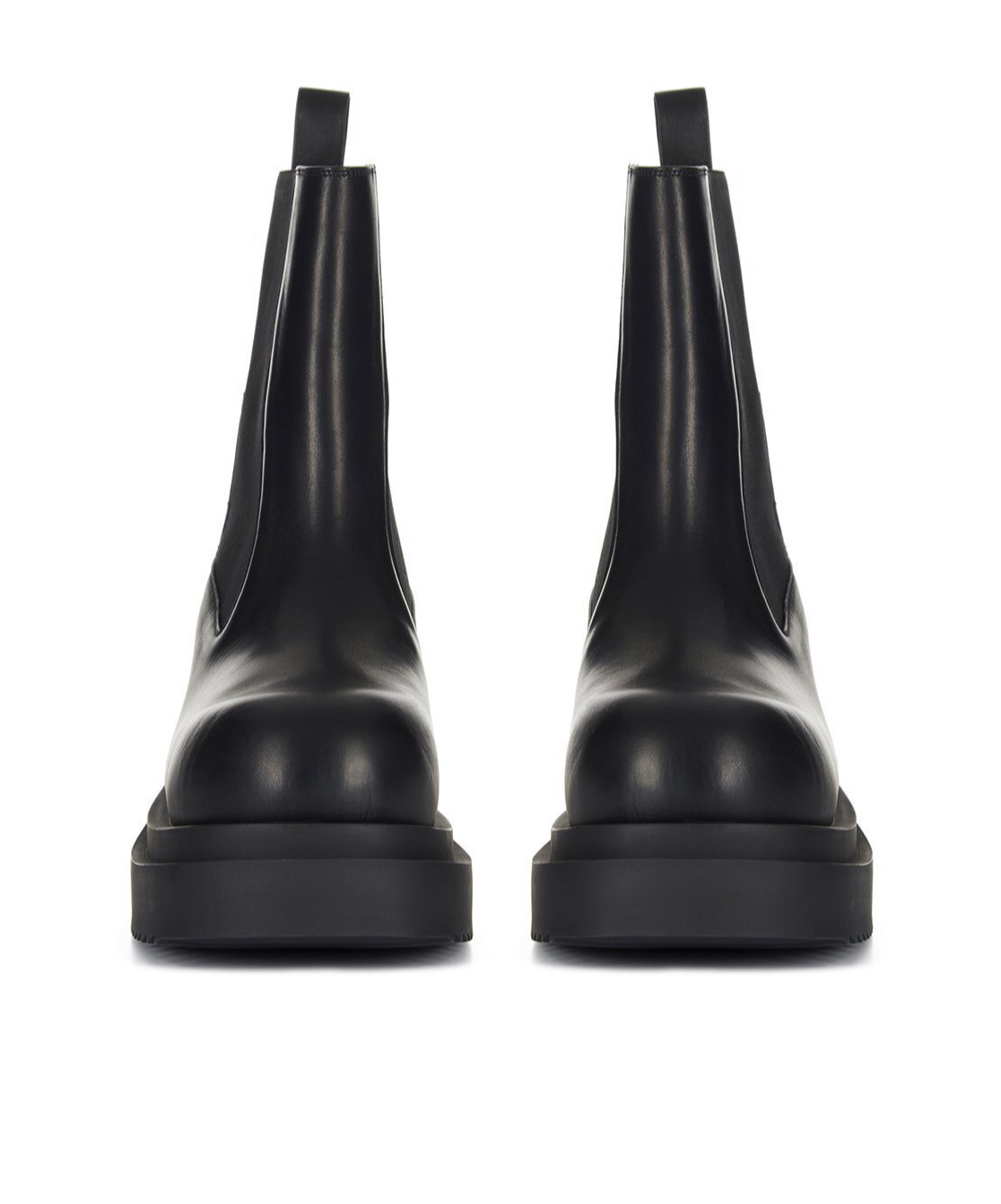 Rick Owens Beatle Bogun 60 Leather Ankle Boots In Black