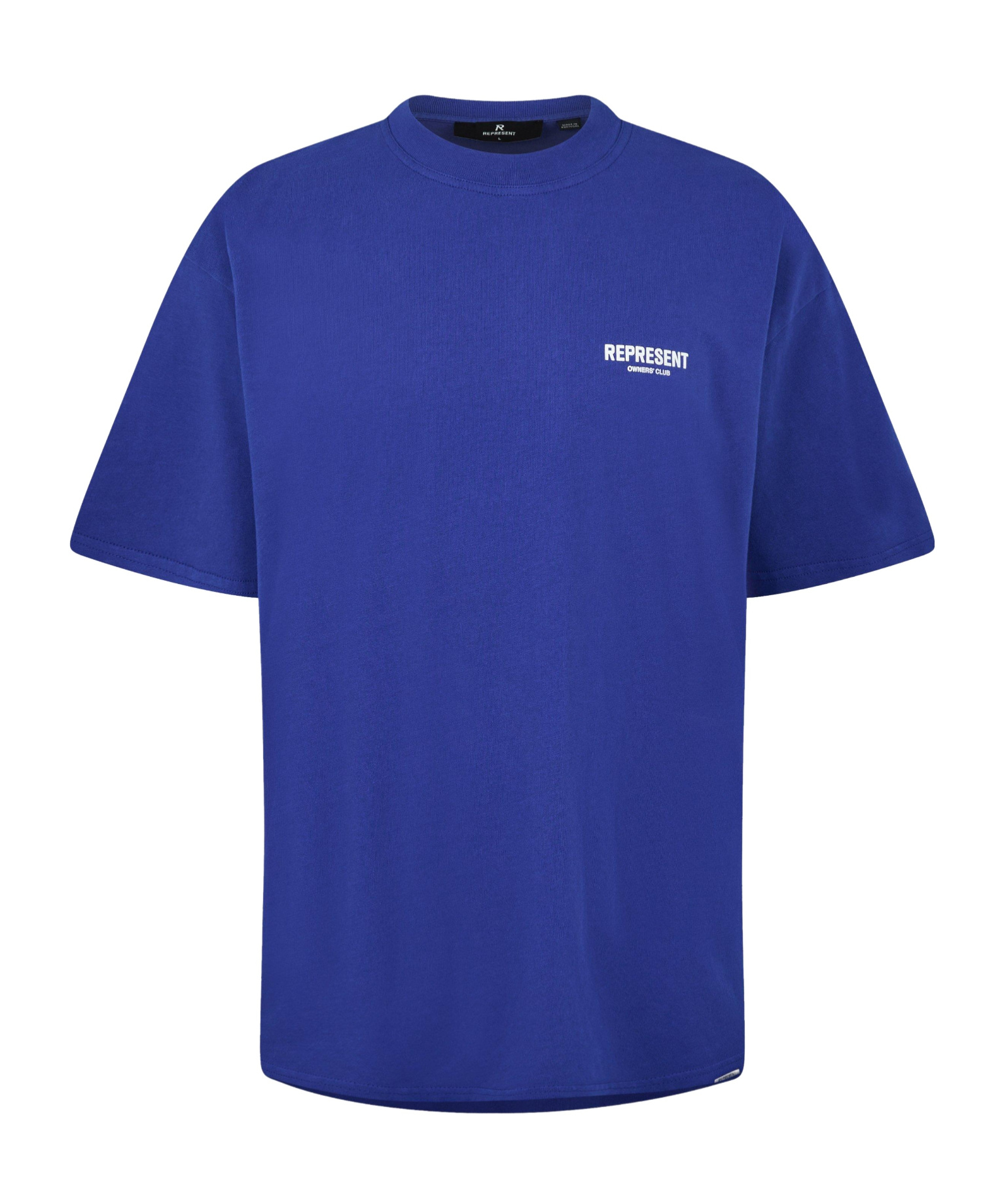 Represent Loosefit Purecotton Shortsleeve Tshirt In Blue
