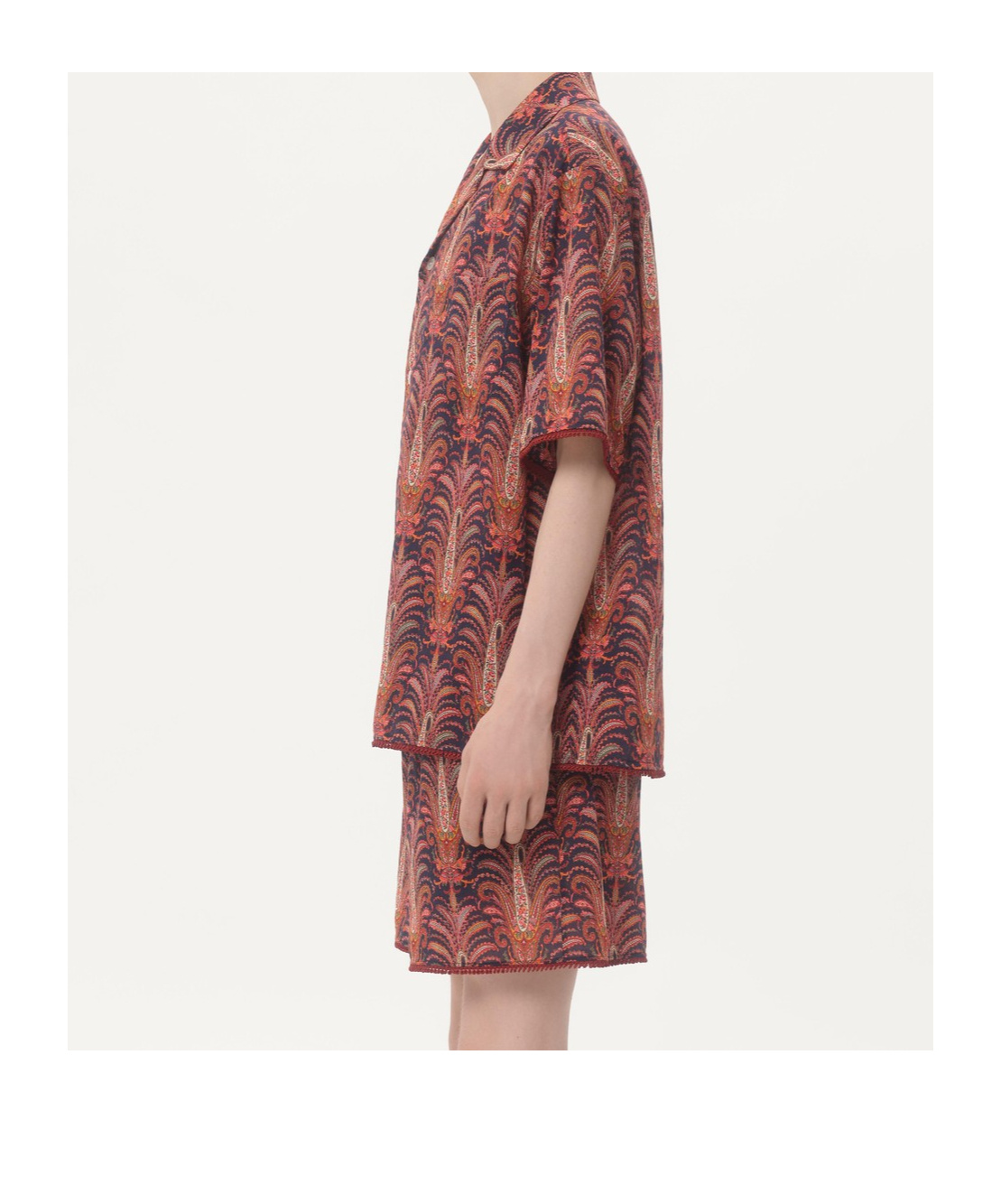 Valentino Garavani Bowling Voyage Imaginaire Shirt In Brown