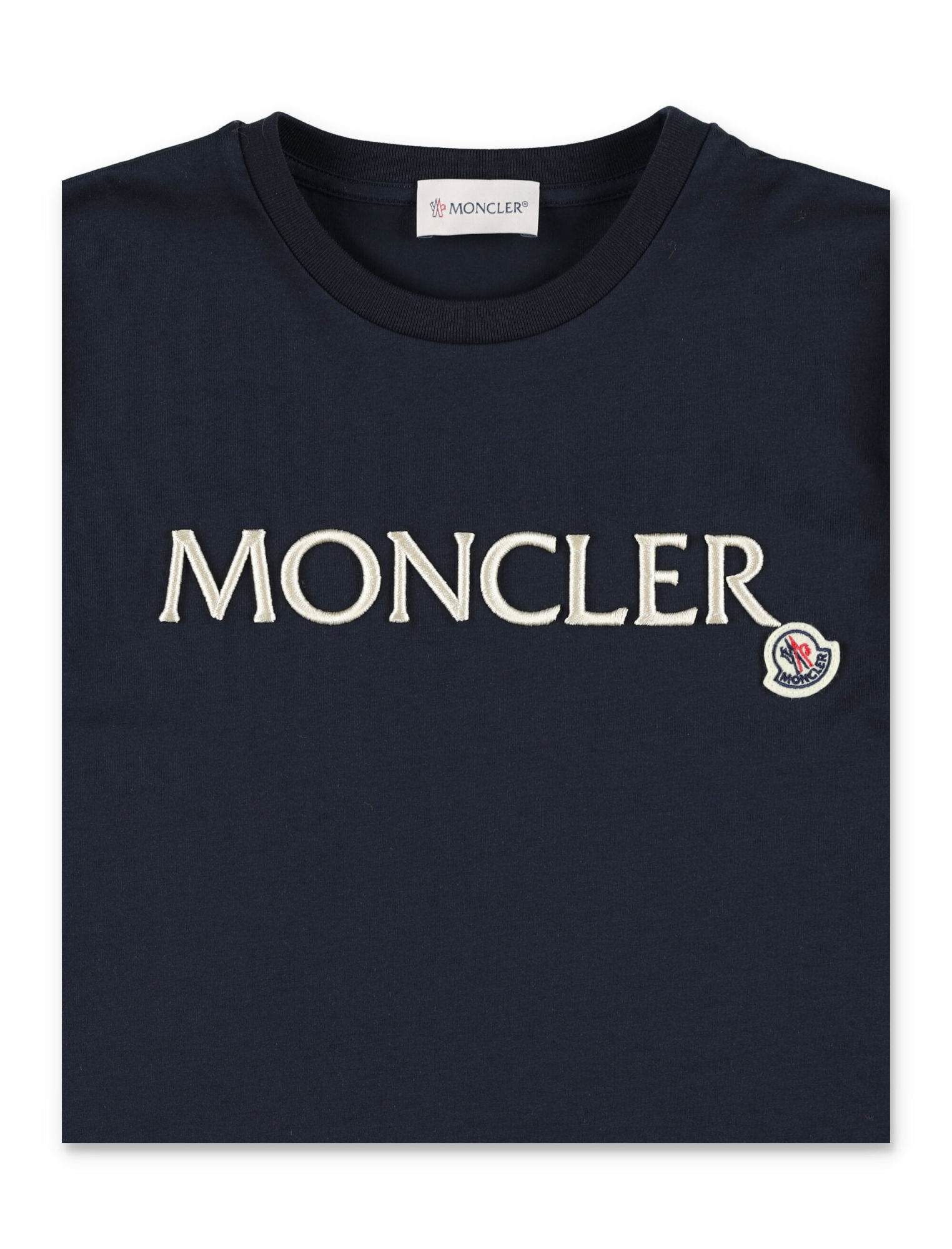 Moncler Short-sleeved T-shirt In Blue