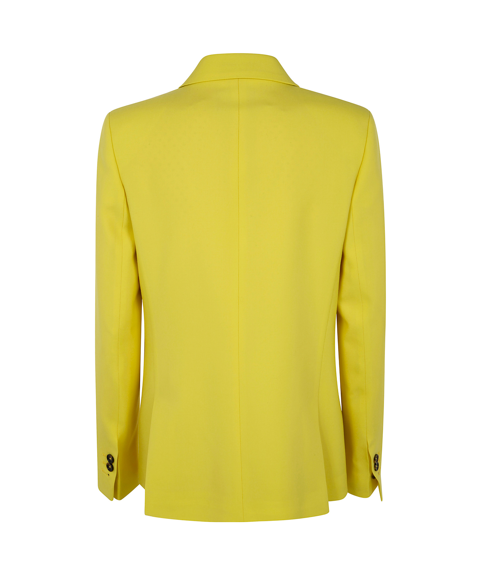 Ps By Paul Smith Wool Double-breasted Blazer In Yellow