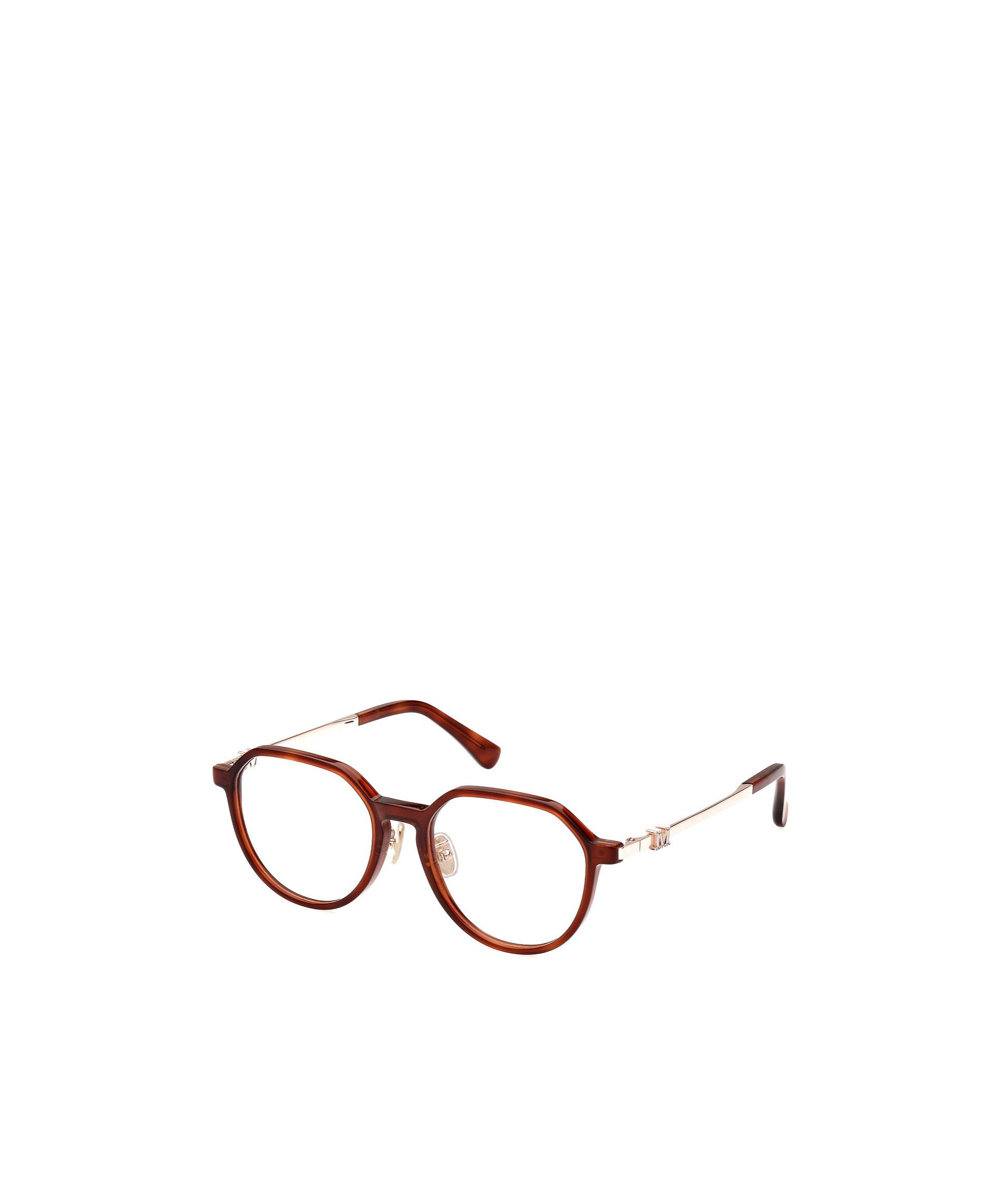 Max Mara Logo Flat Mirror In Brown
