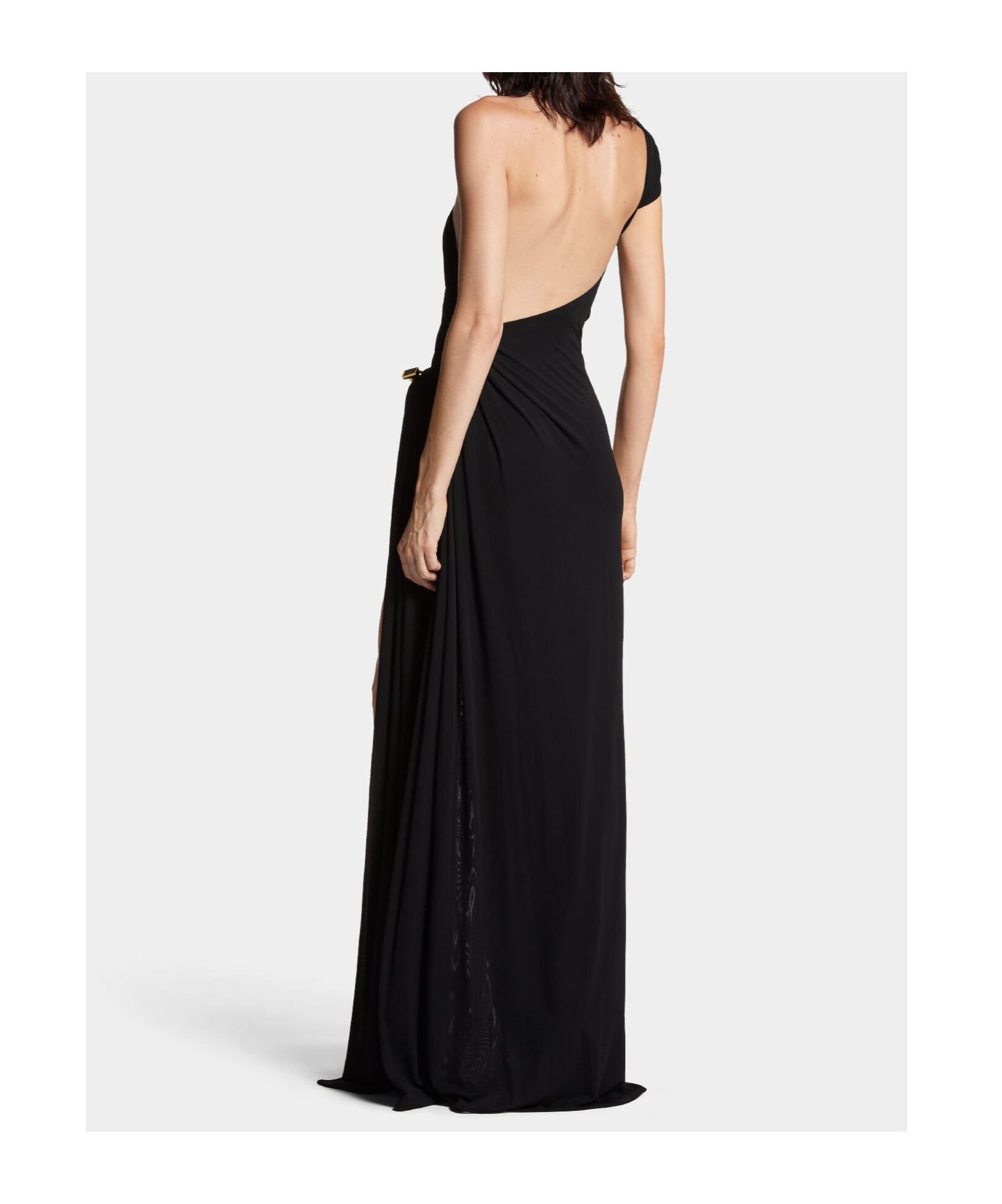 Dsquared2 Draped Gown In Black