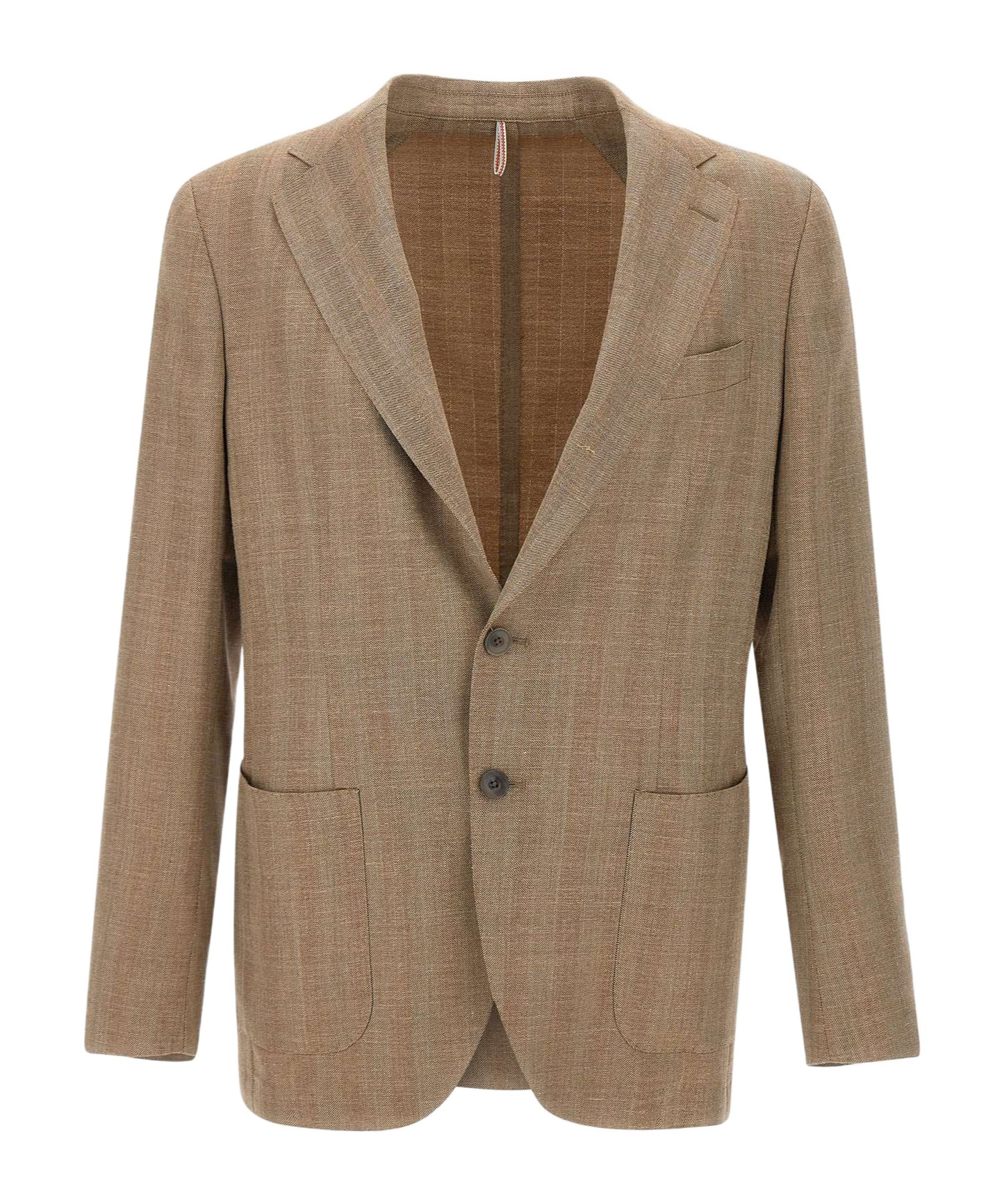 Biagio Santaniello Single-breasted Suit Jacket In Brown
