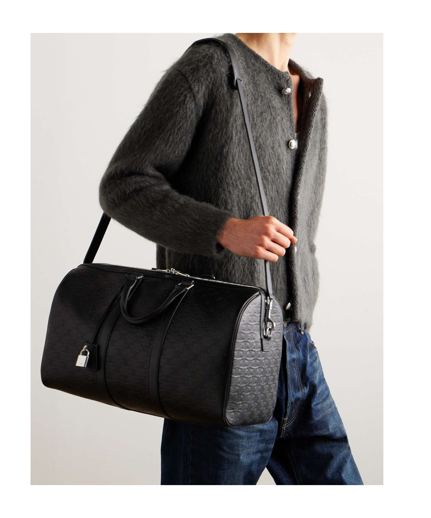 Celine Medium Voyage Travel Bag In Black