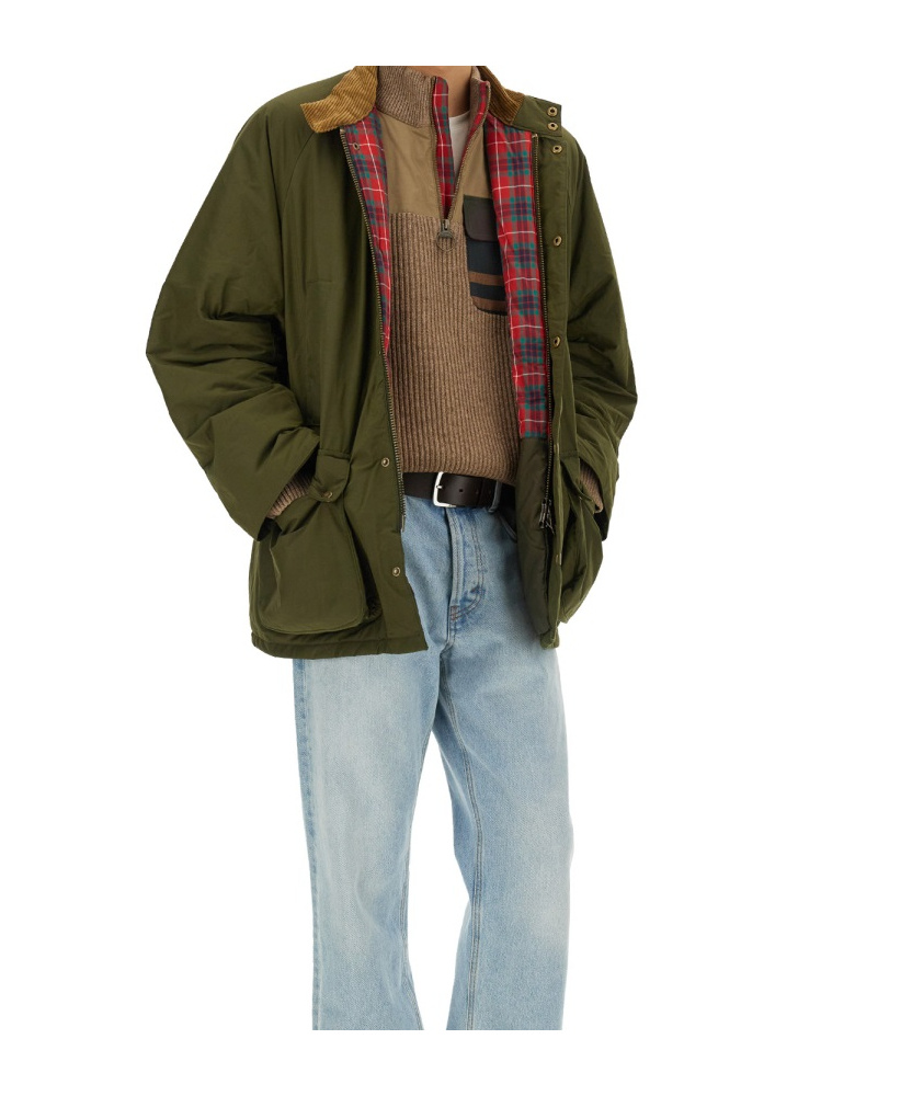 Baracuta Long-sleeved Casual Jacket In Green