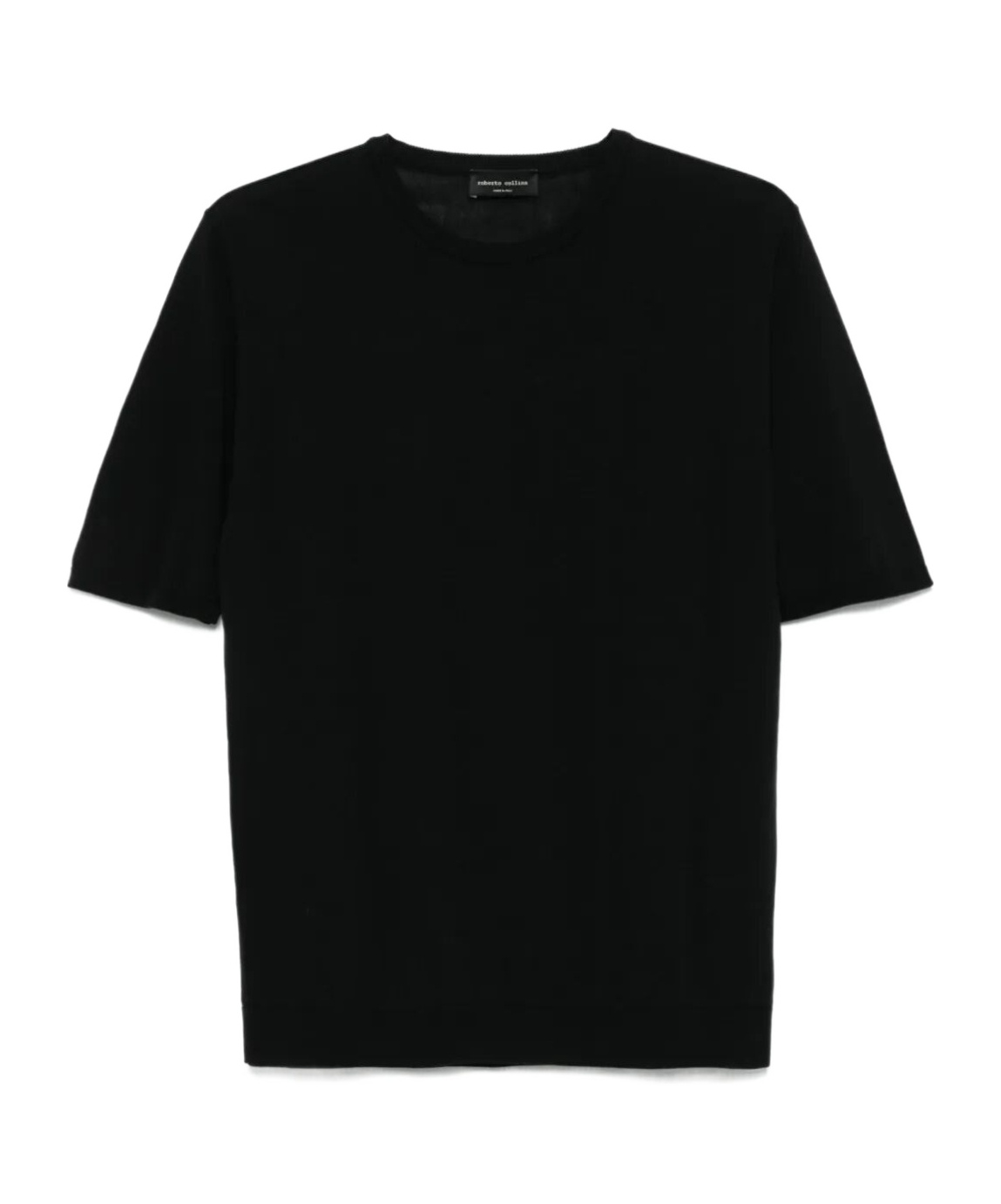 Roberto Collina Knit T-shirt In Black