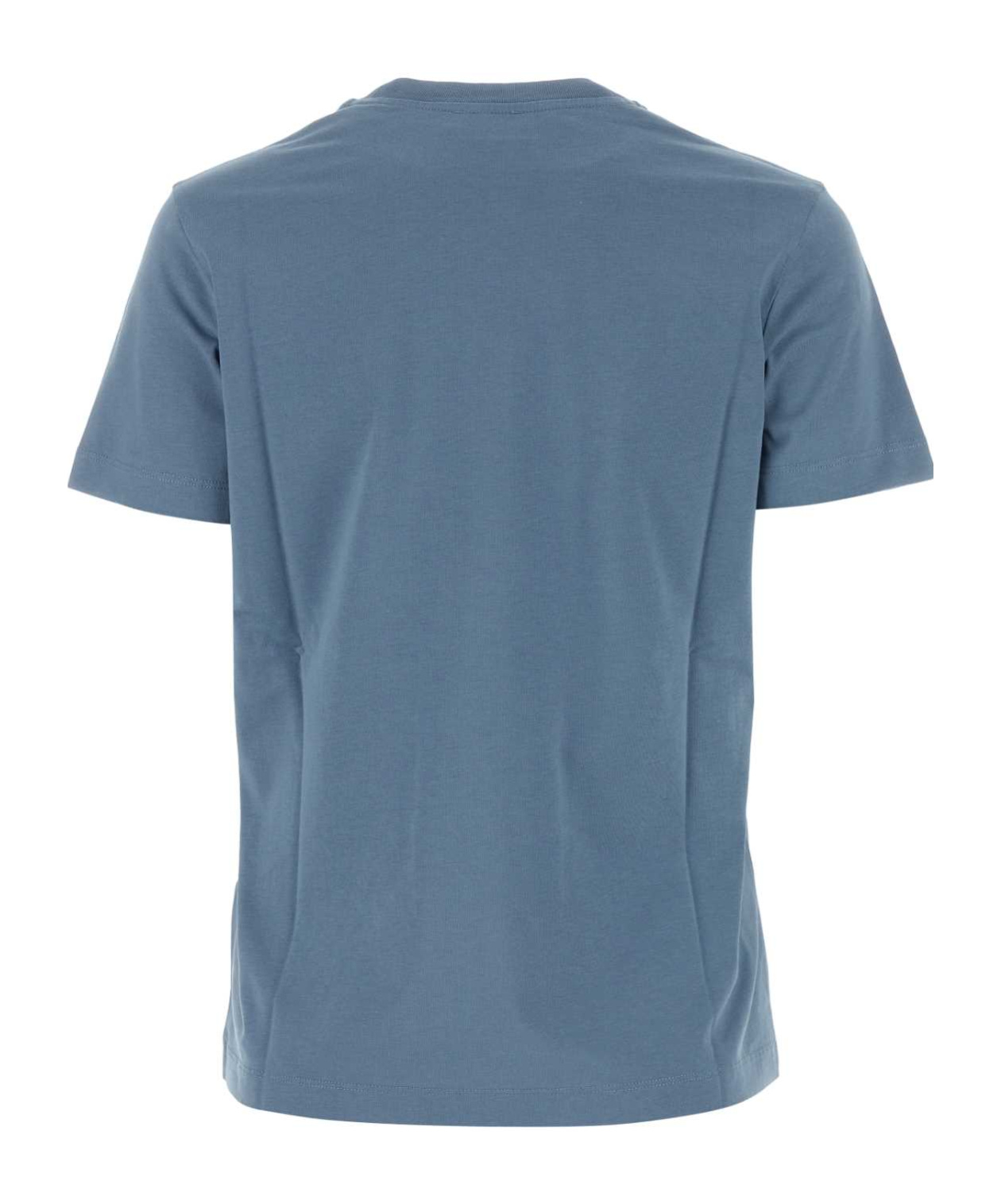 Kenzo Air Force Blue Cotton T-shirt In Blue