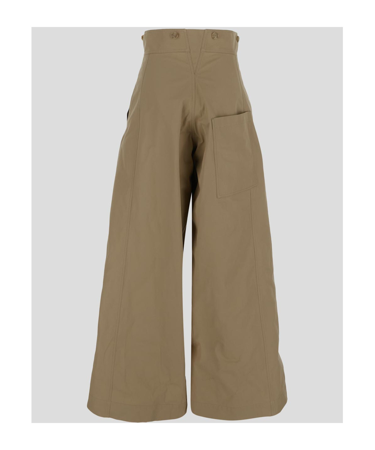 QUIRA WIDE-LEG CASUAL PANTS