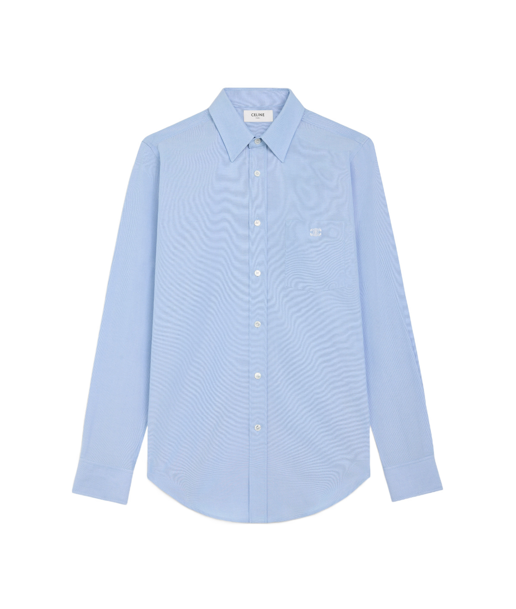 Celine Long-sleeved Shirt In Blue