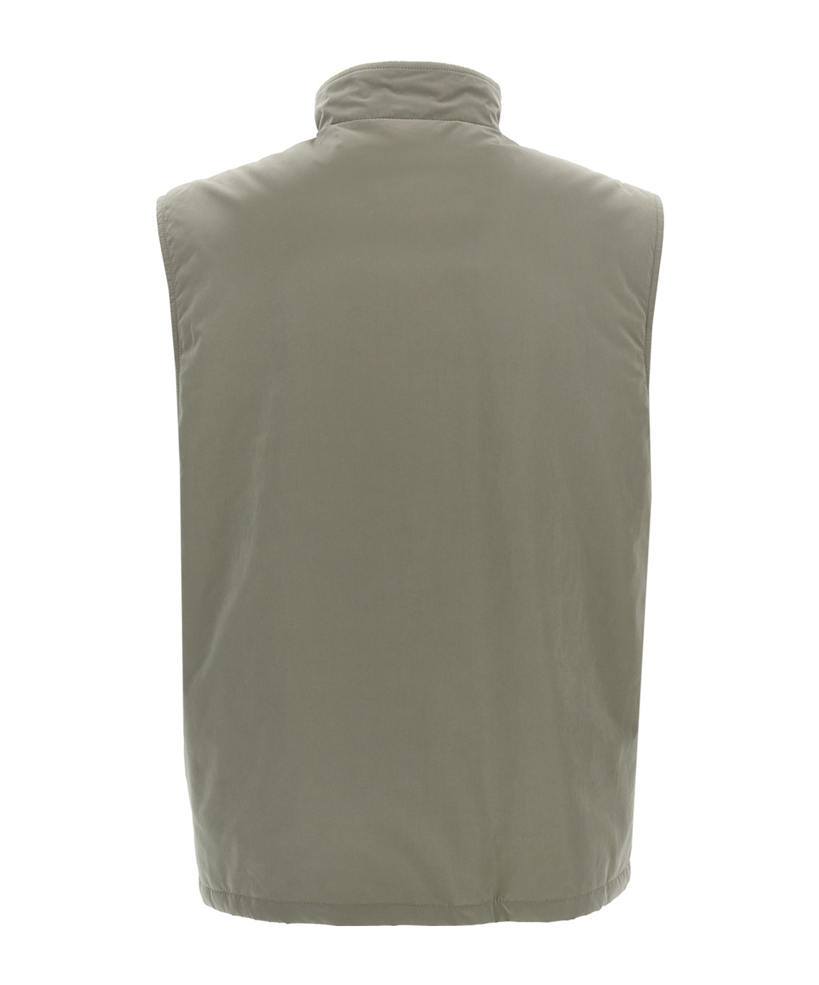 Brunello Cucinelli Grey Water-repellent Vest In Green