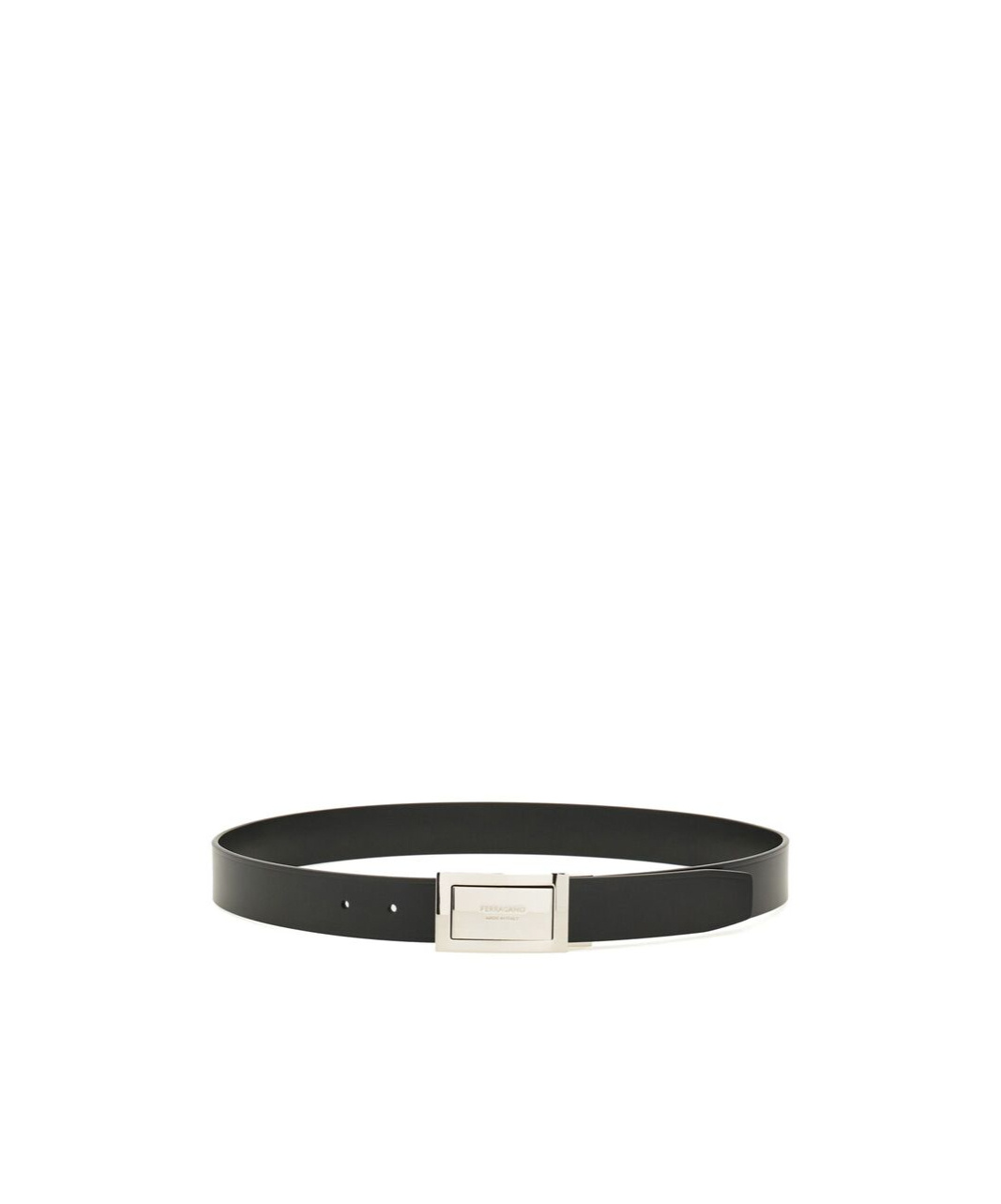 Ferragamo Buckle Belt In Black