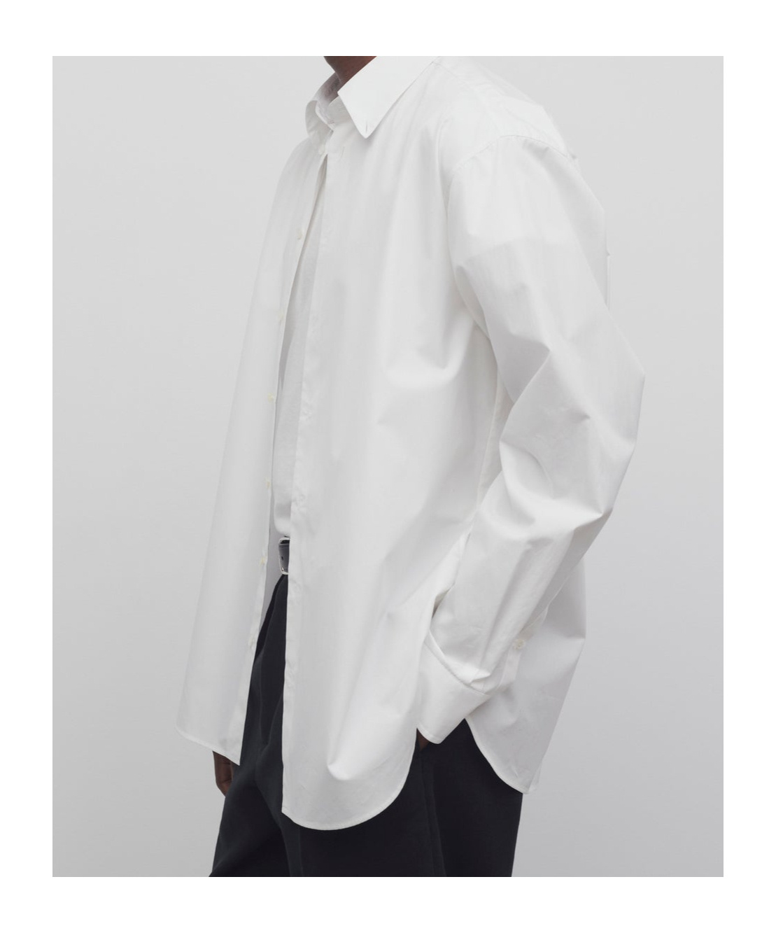 The Row Lukre Long-sleeved Shirt In White