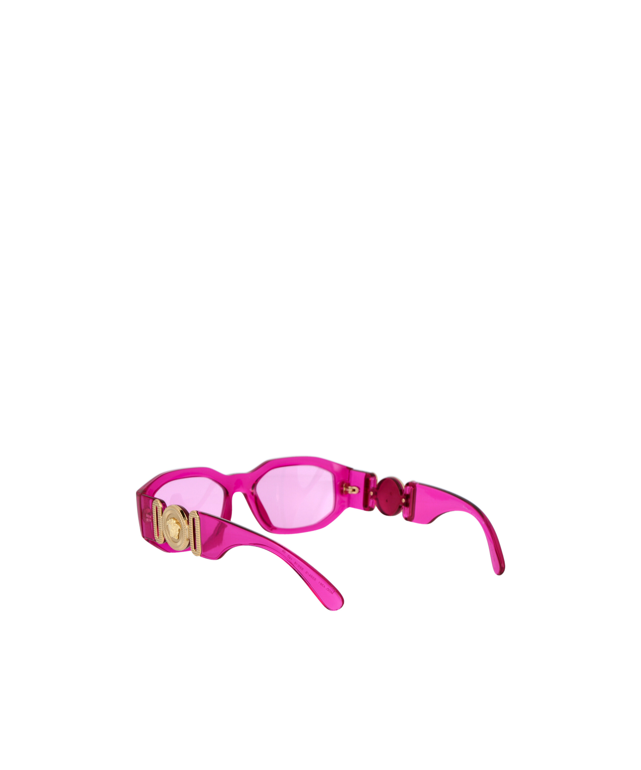 Versace Medusa Biggie Rectangle-frame In Pink