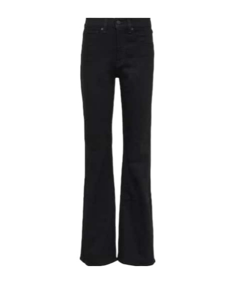 Nili Lotan Flared Jeans In Black