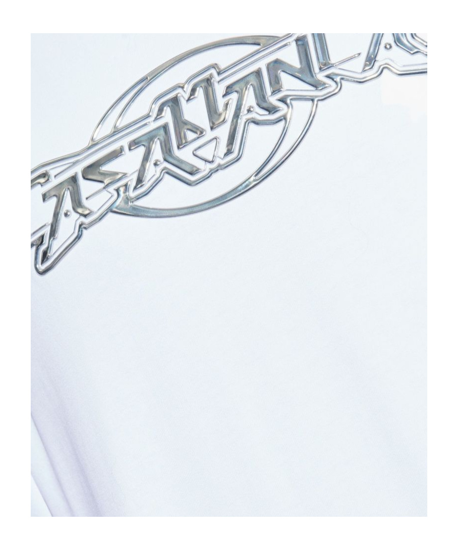 Casablanca Oversize Crew Neck T-shirt With Graphic Print In Multi