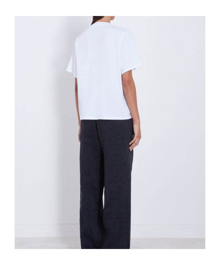 Shop Loulou Studio Telanto Casual Top In White
