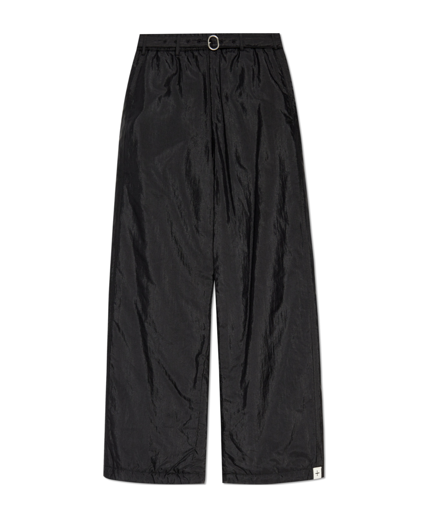 Jil Sander Wide-leg Trousers In Black