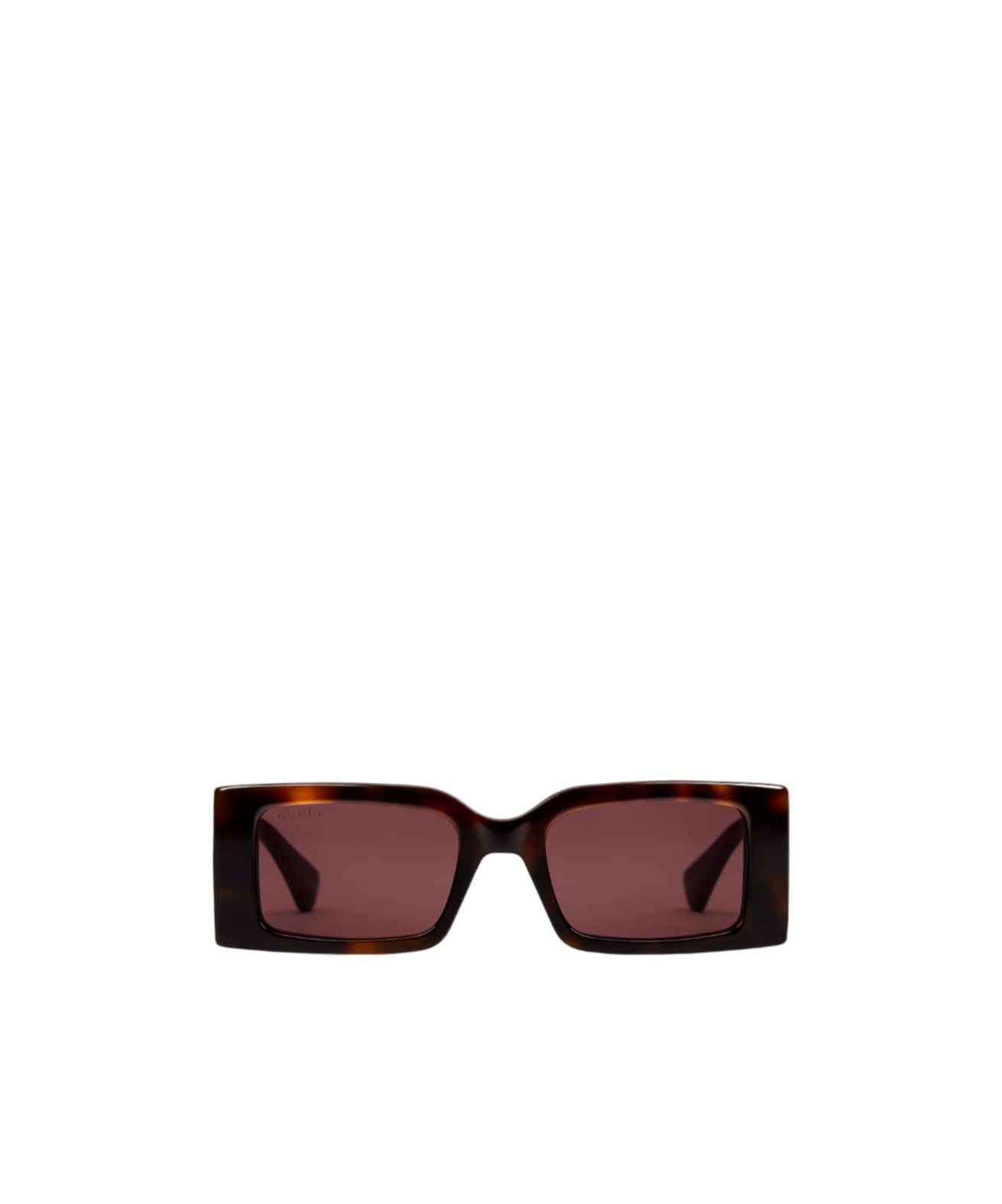 Gucci Rectangular Frame Sunglasses In Brown