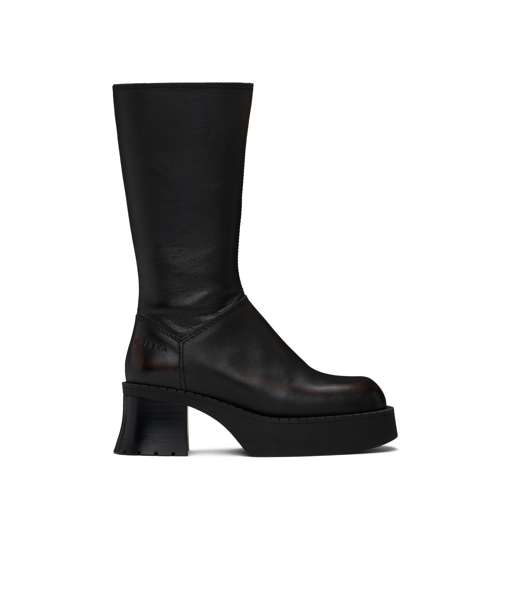 Miista High-heeled Short Boots In Black