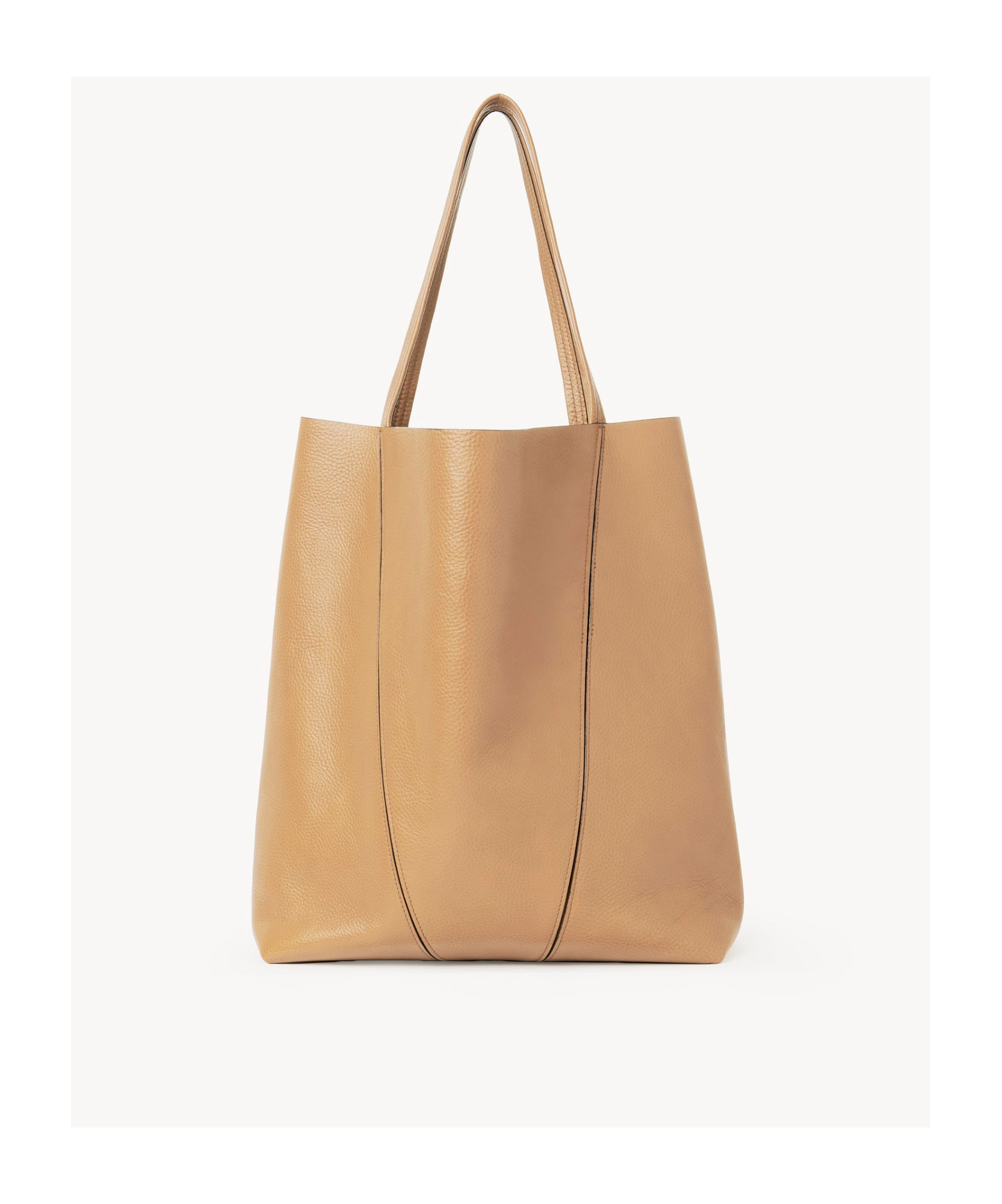 Chloé Large Spin Tote In Brown