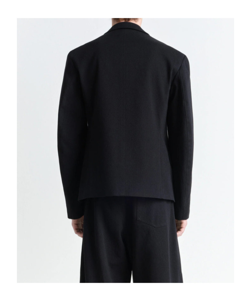 Lemaire Single-breasted Blazer In Black
