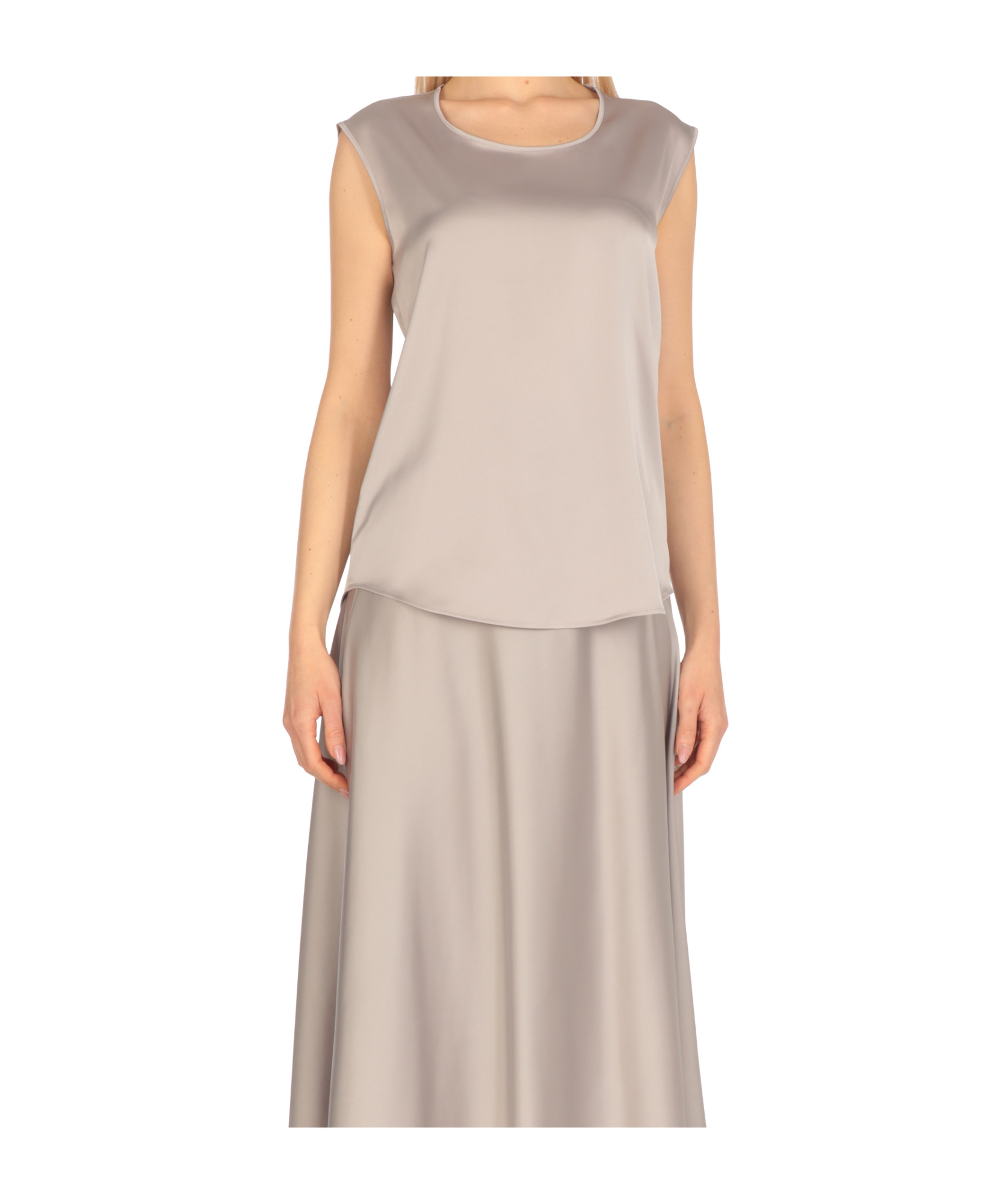 D Exterior D.exterior Sleeveless Top In White
