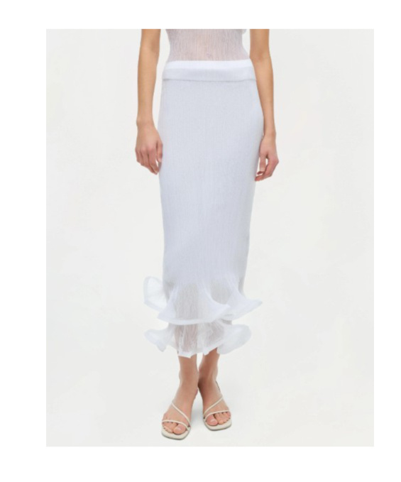 JONATHAN SIMKHAI PLEATED SKIRT