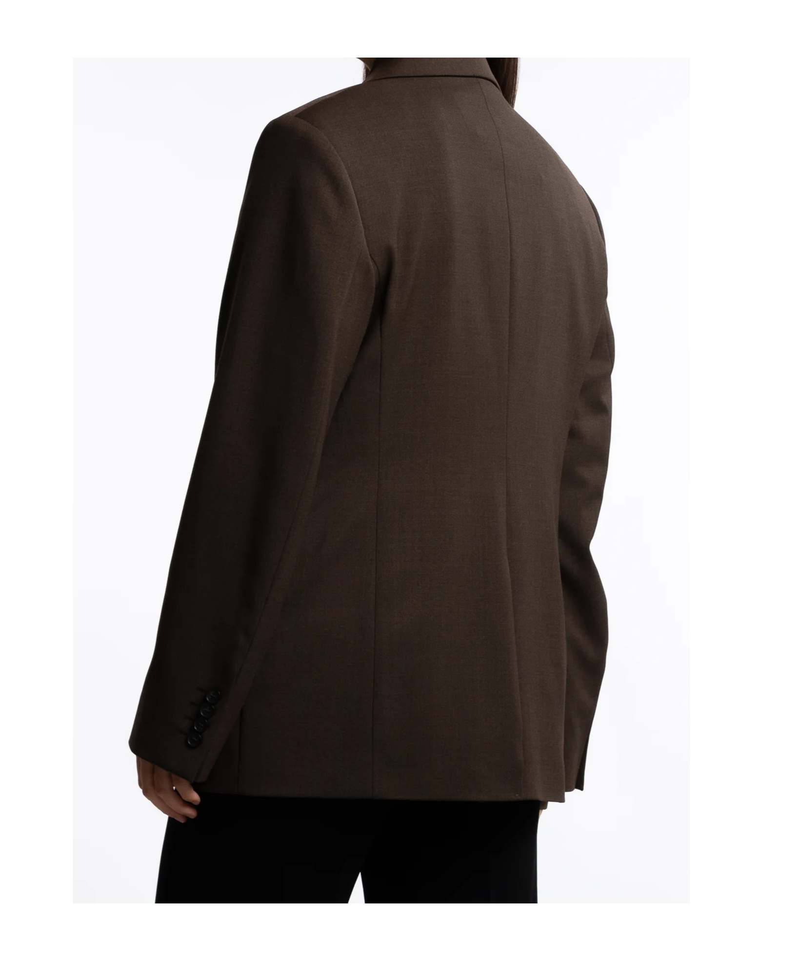 Filippa K Notched-lapel Wool Blazer In Brown
