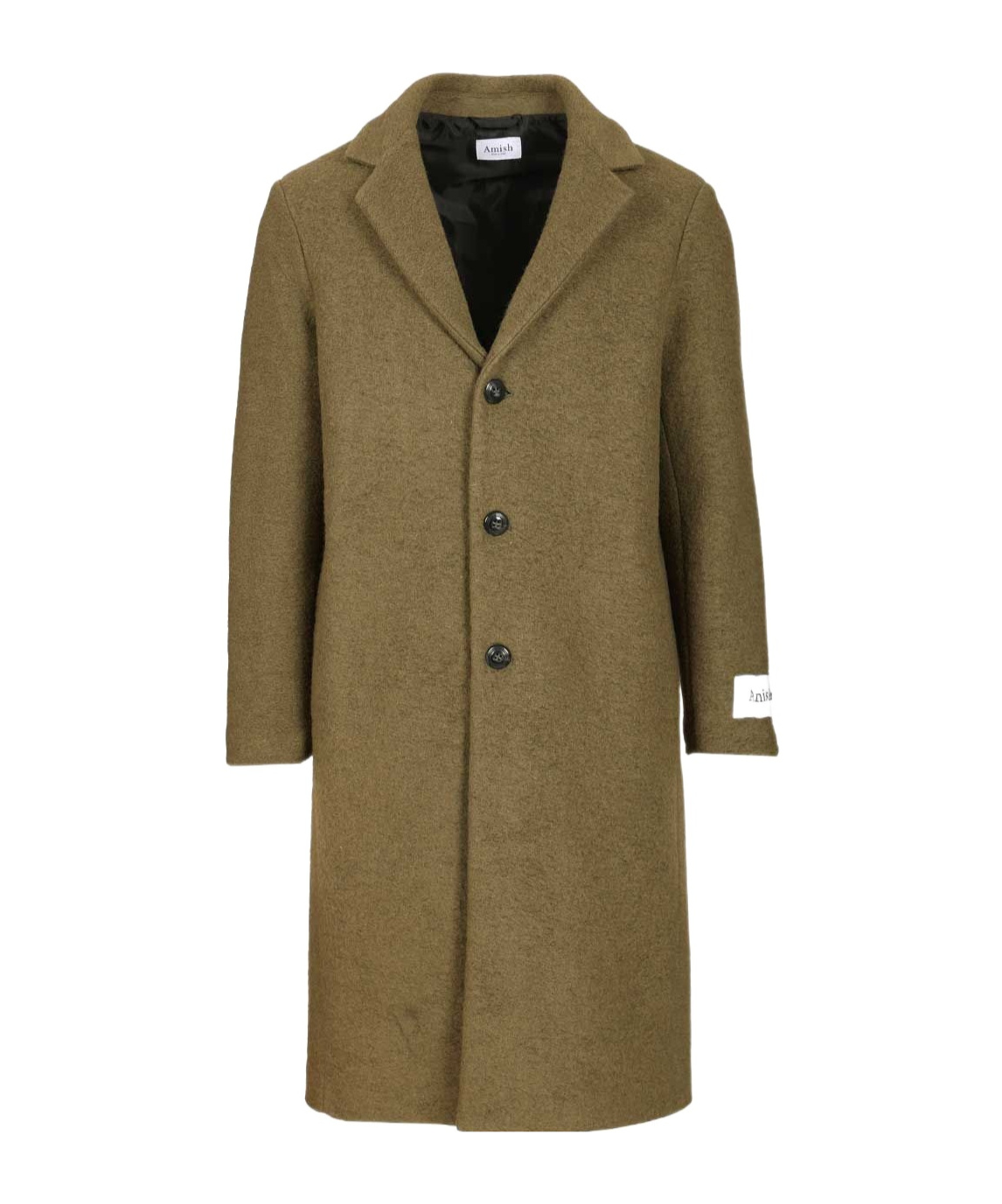 Amish Oversized Wool Blend Coat Coats Green In Green