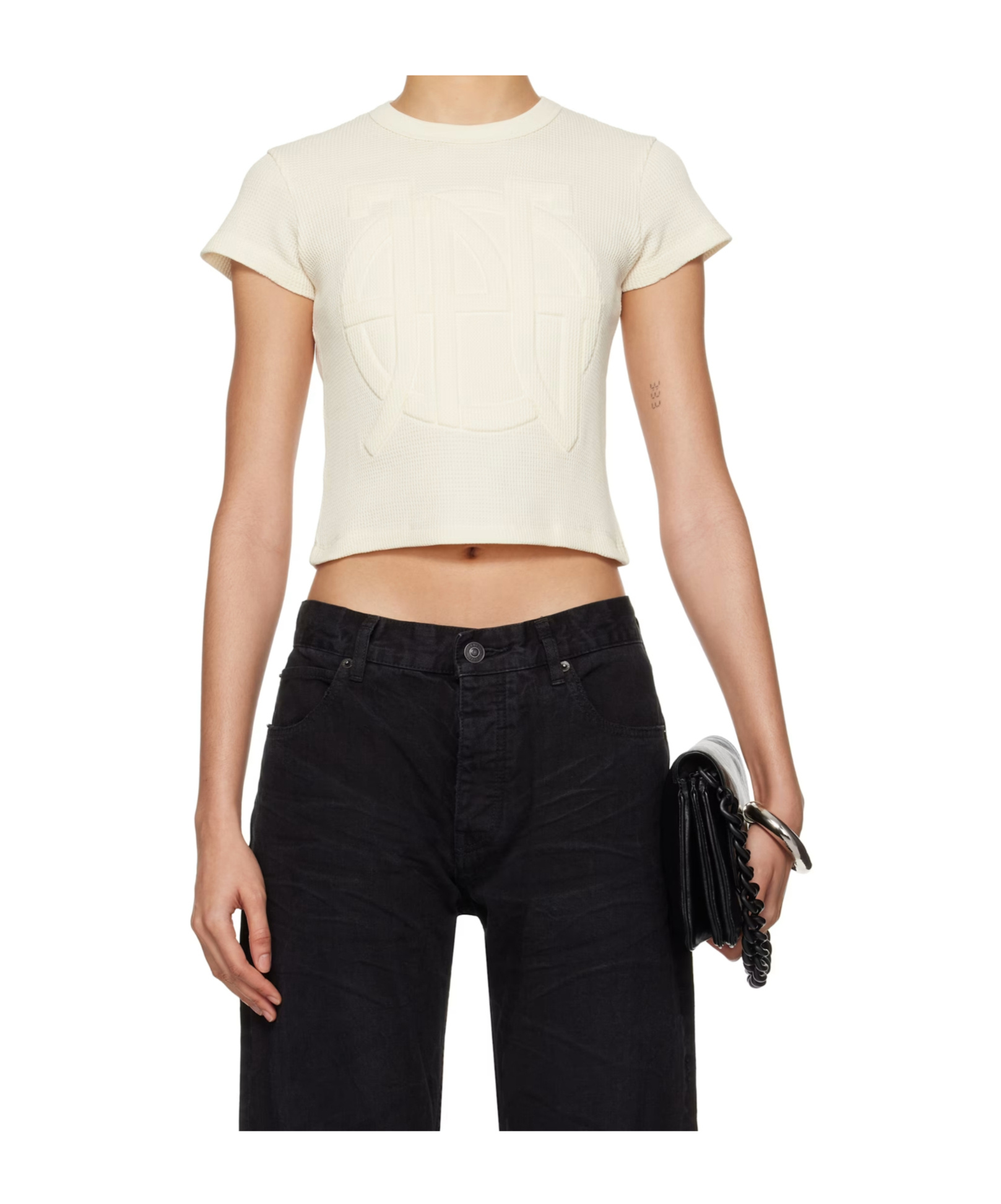 Jean Paul Gaultier Short-sleeved T-shirt In Off-white