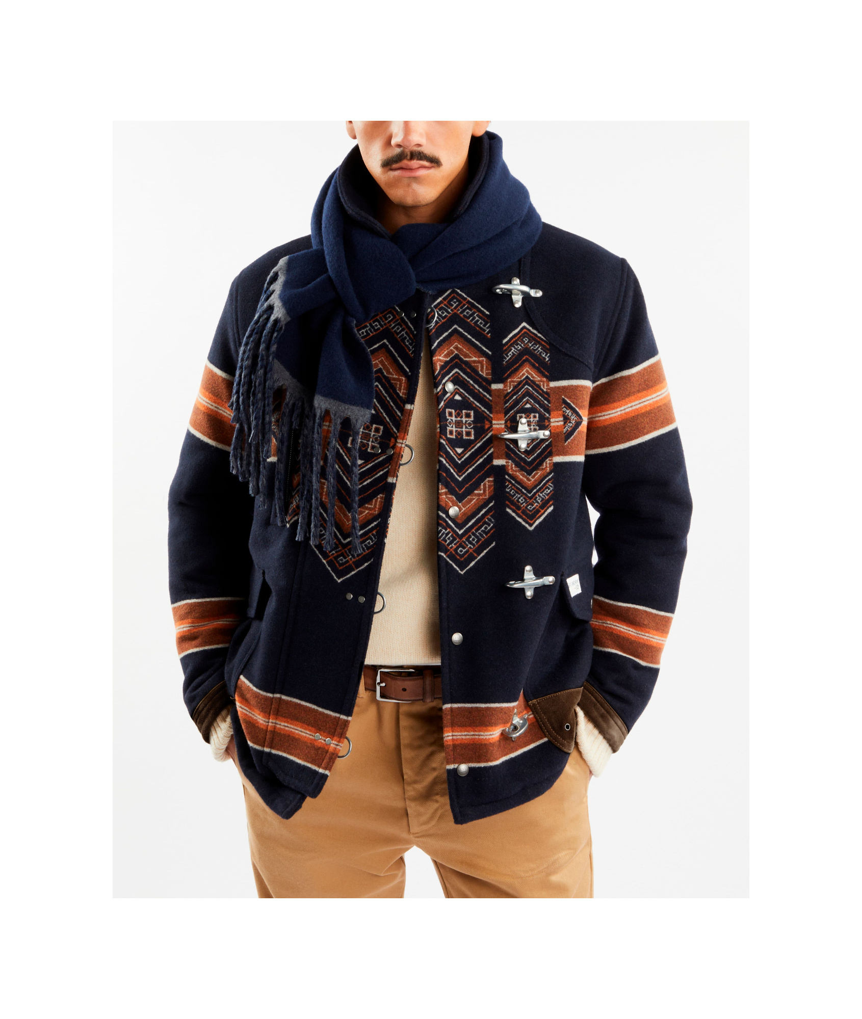 Fay Embroidered Wool Blend 4 Ganci Yateh Jacket In Black