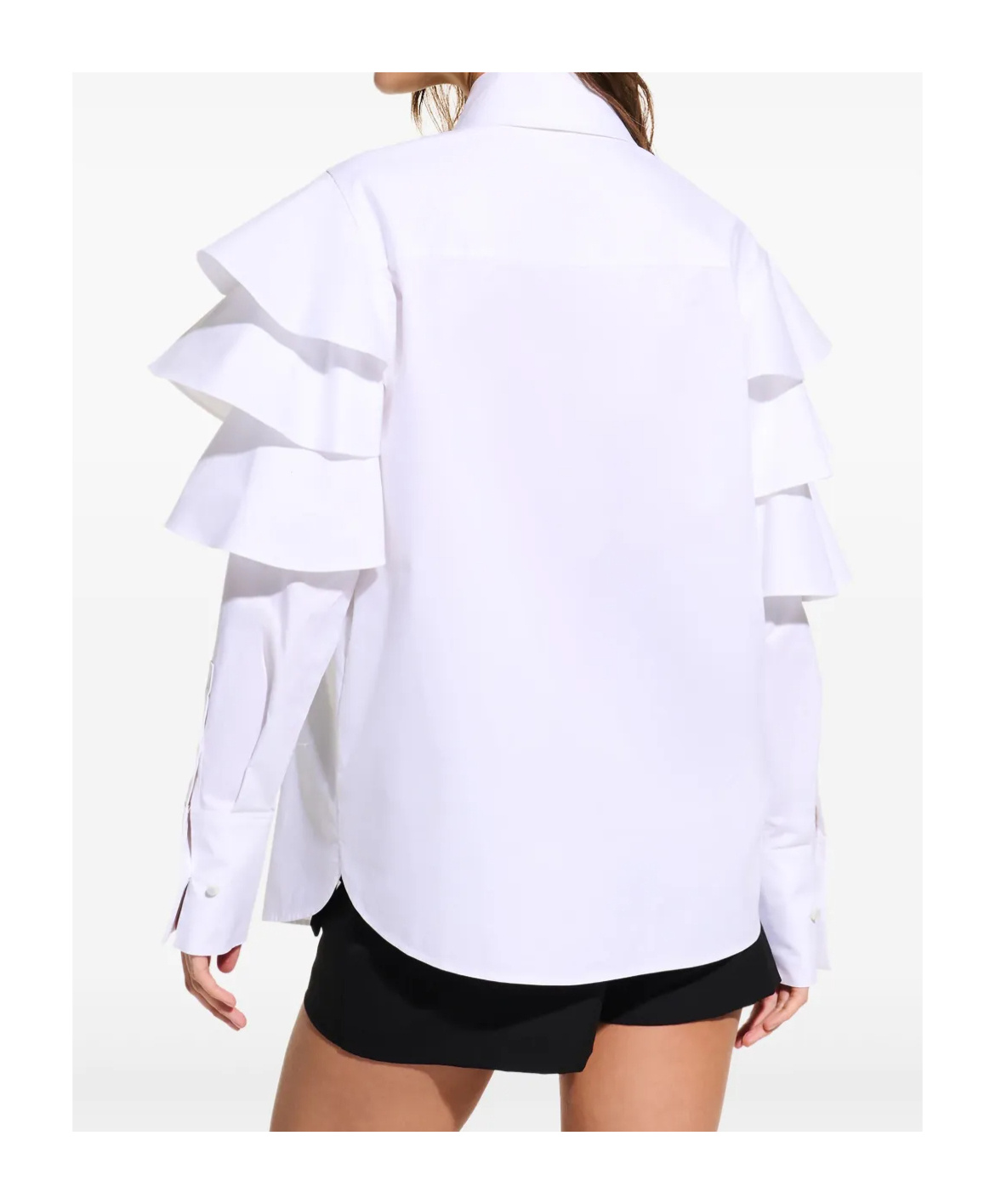 Shop Karl Lagerfeld X Joann Tie Blouse In White