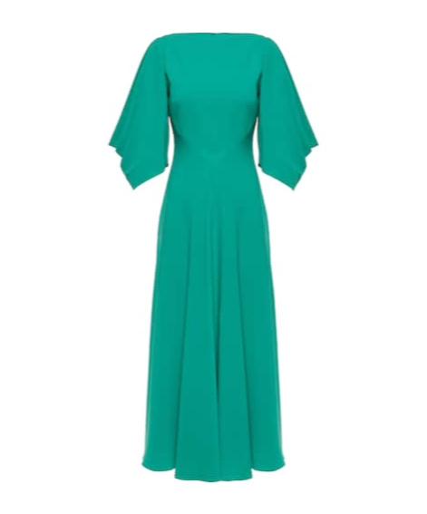 Roksanda Leticia Midi Dress In Green