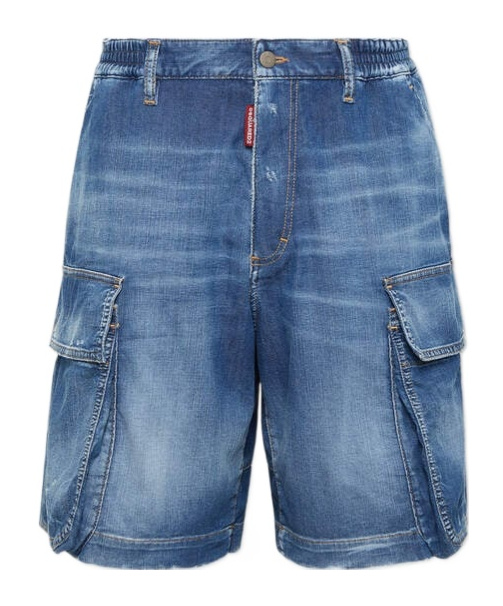 Dsquared2 Denim Cargo Shorts